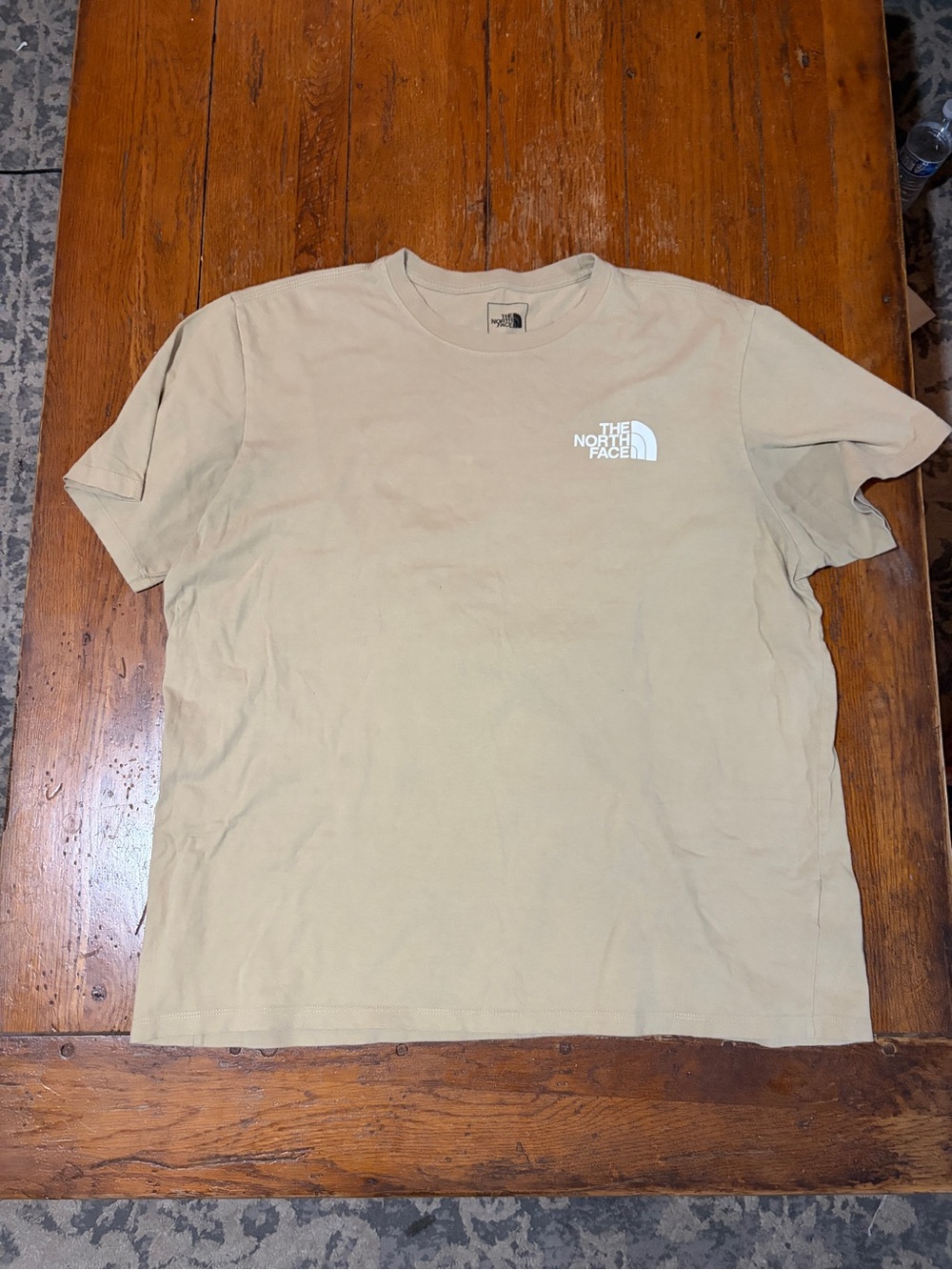 The North Face Men’s Short-Sleeve Logo Tee in Tan